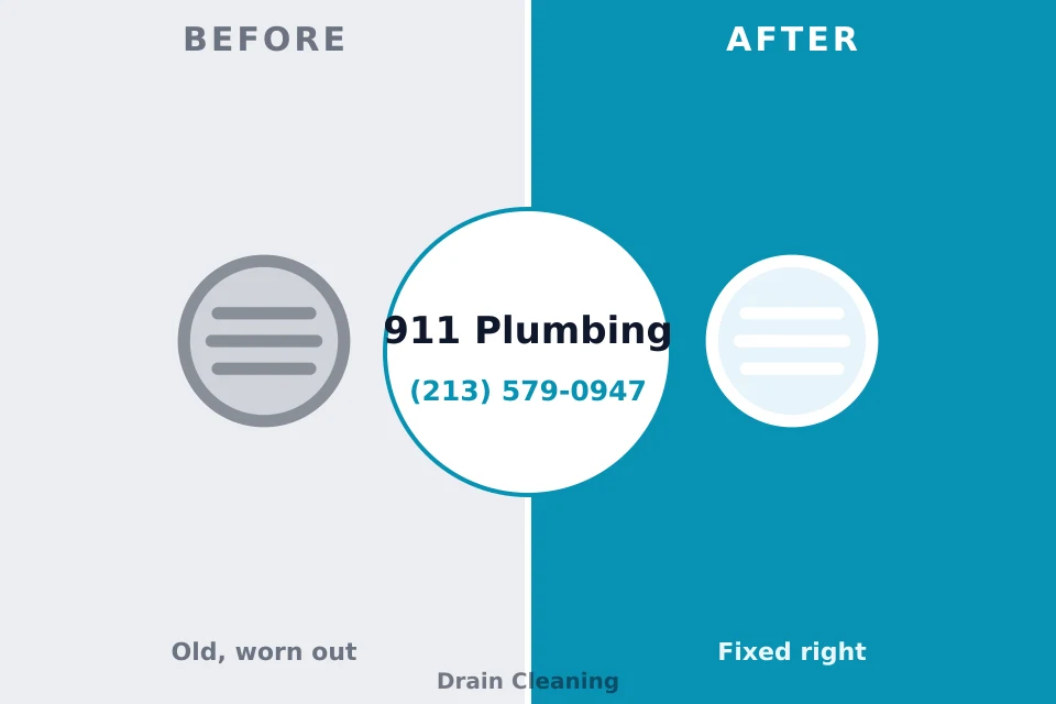 Before and after: plumbing company Crainville, IL